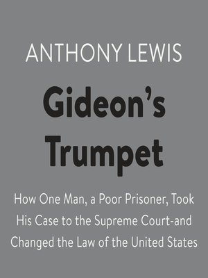 cover image of Gideon's Trumpet